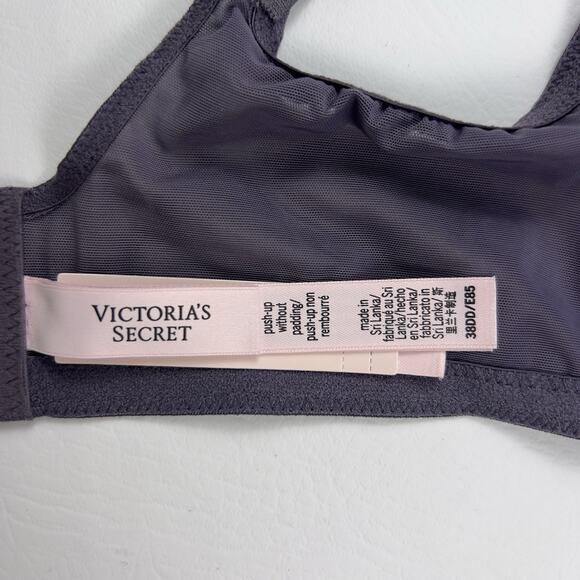 Victoria's Secret Dream Angels Purple Lace Unlined Balconette Bra 38DD NWT - Picture 7 of 7